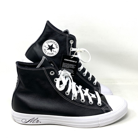 Converse Other - Converse Ctas High Leather Black Men’s Size Sneakers Custom A02247C-BBW09-15-22